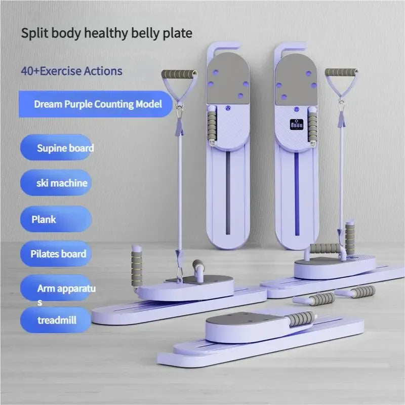 Split Pilates Balance Board Core Fitness Tool Forty Plus Exercises