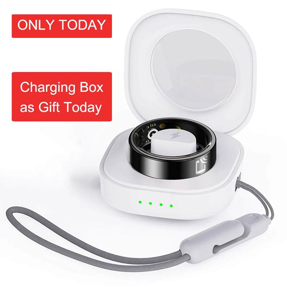 JingTider R20 Ceramic Smart Ring NFC Access Control Heart Rate