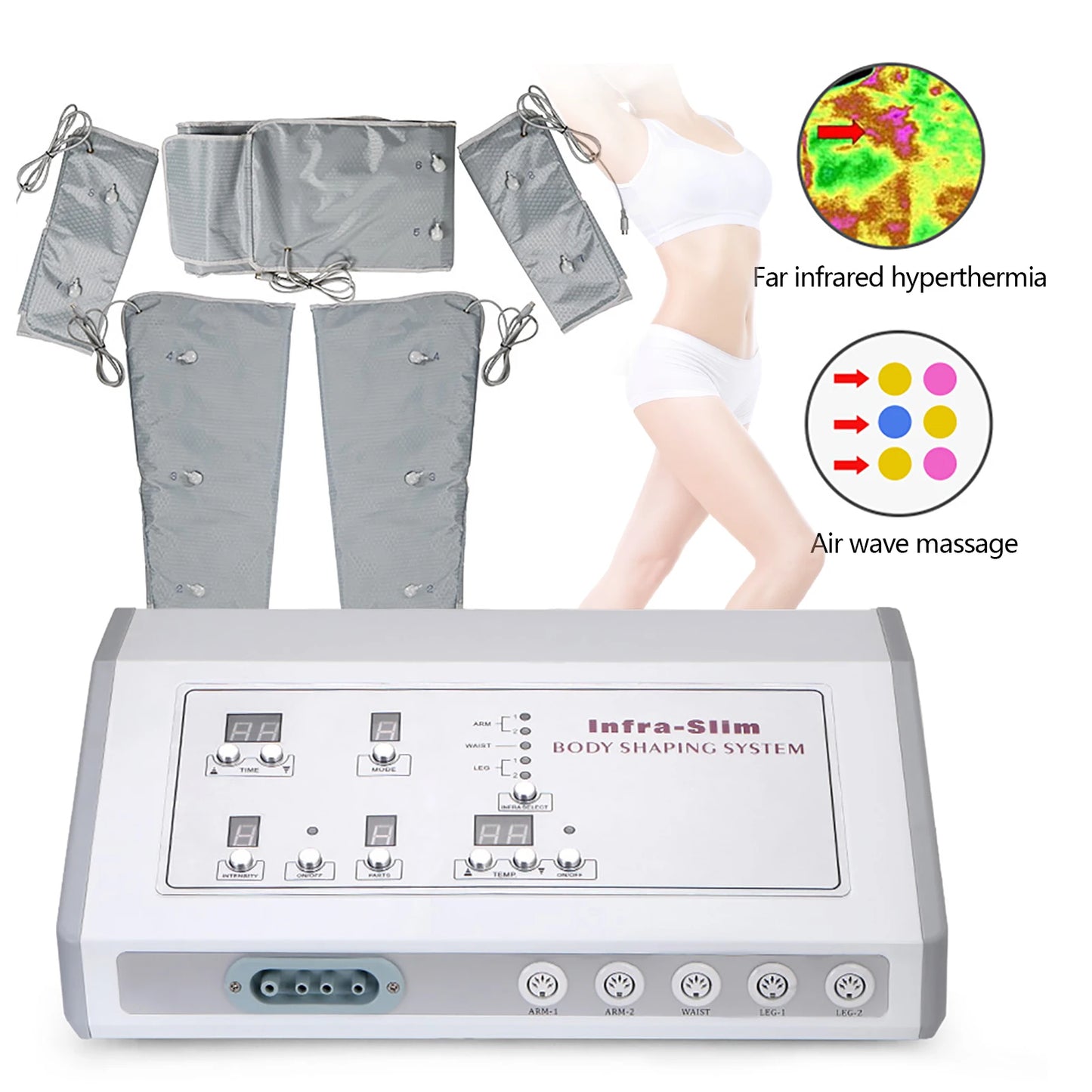 Far Infrared Heating Air Pressure Slimming Suit Pressotherapy