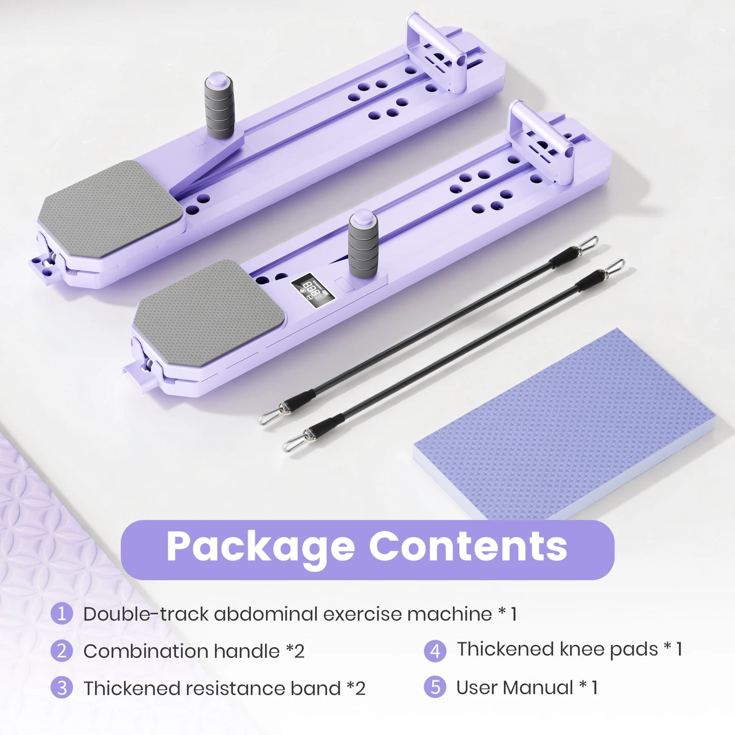 Ab Pilates Board Multi Function Abdominal Training System With Bands