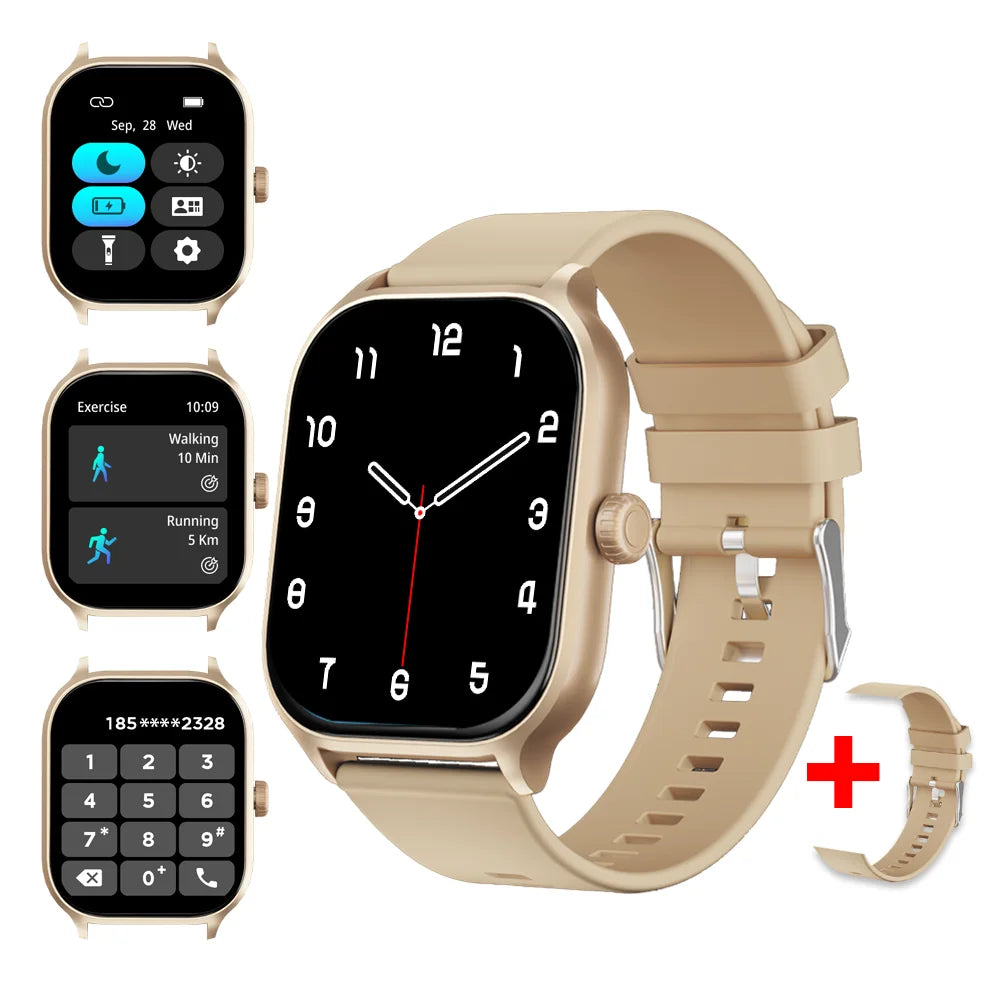 LAXASFIT IP68 Waterproof Smartwatch With Bluetooth Calling