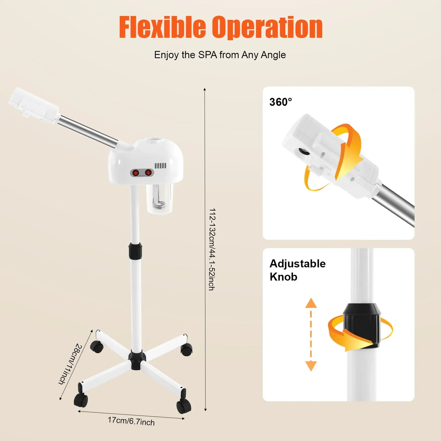 Ozone Facial Steamer For Home And Salon Skin Care Equipment