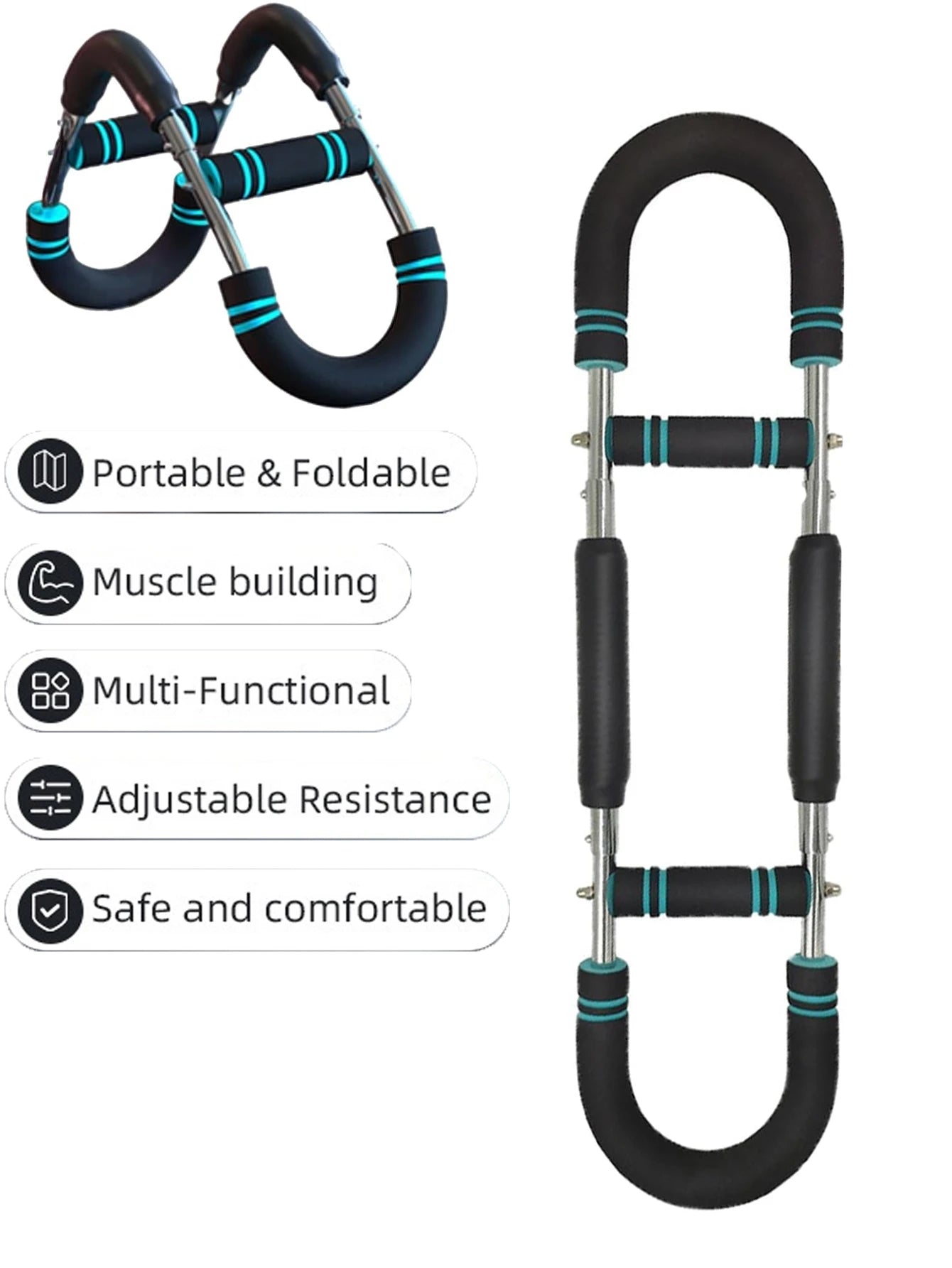 NONED Arm Trainer Adjustable Chest Expander For Upper Body