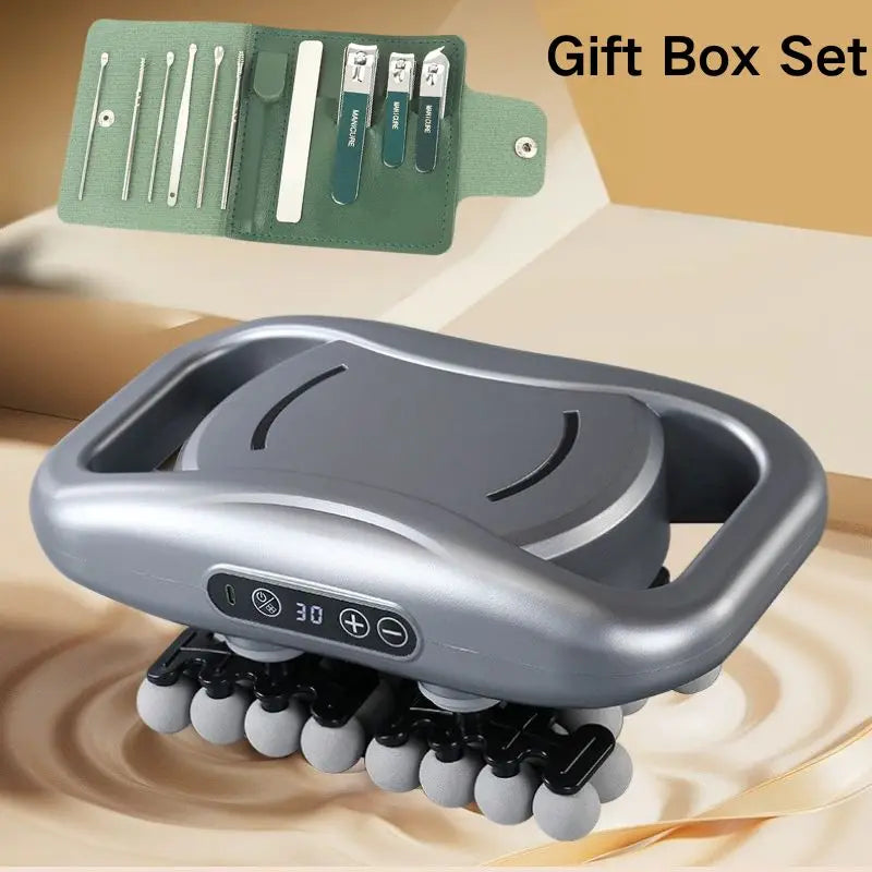 42-Head Massage Gun With LED Display And 9 Speed Modes