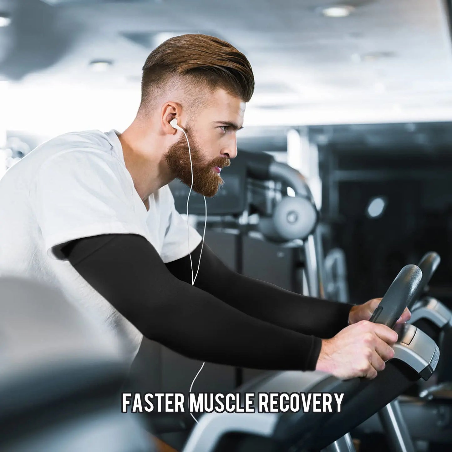 GOUNODC UV Protection Arm Sleeves for Men 4pc Pack