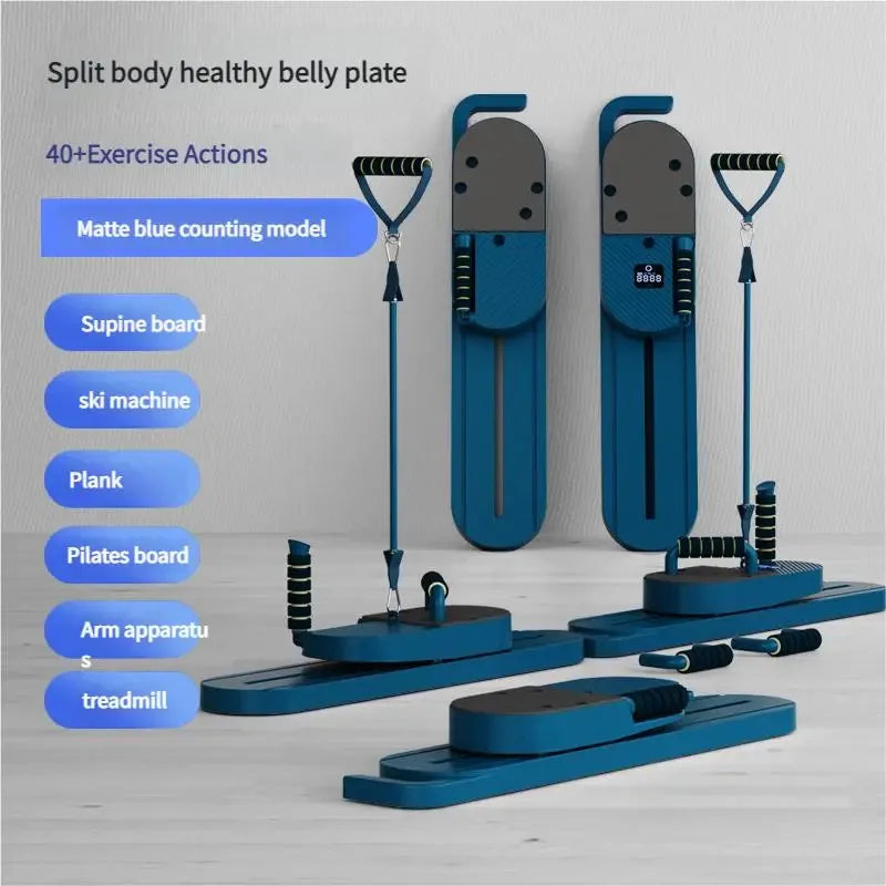 Split Pilates Balance Board Core Fitness Tool Forty Plus Exercises