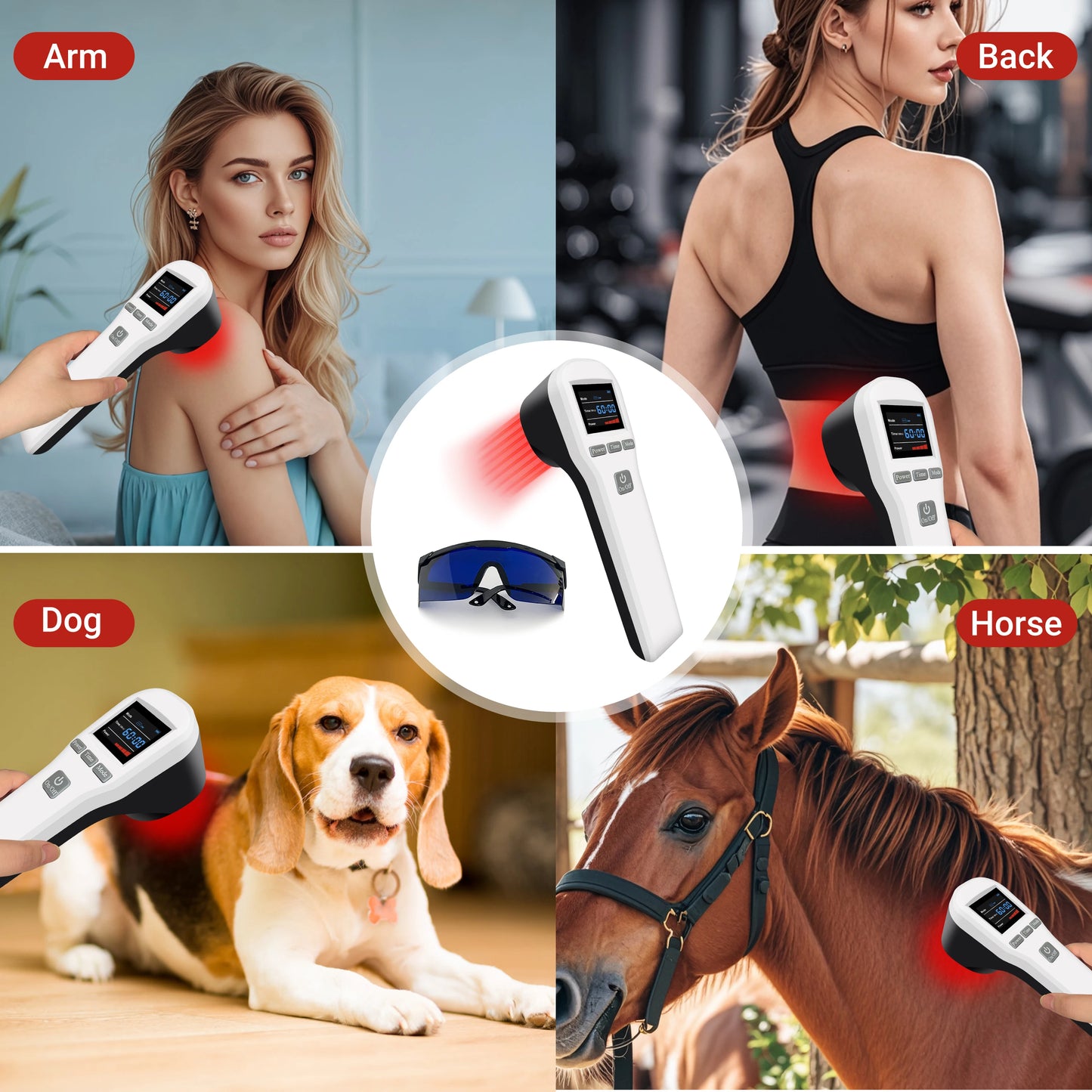 ZJKC Laser Therapy Machine for Pain Relief and Recovery