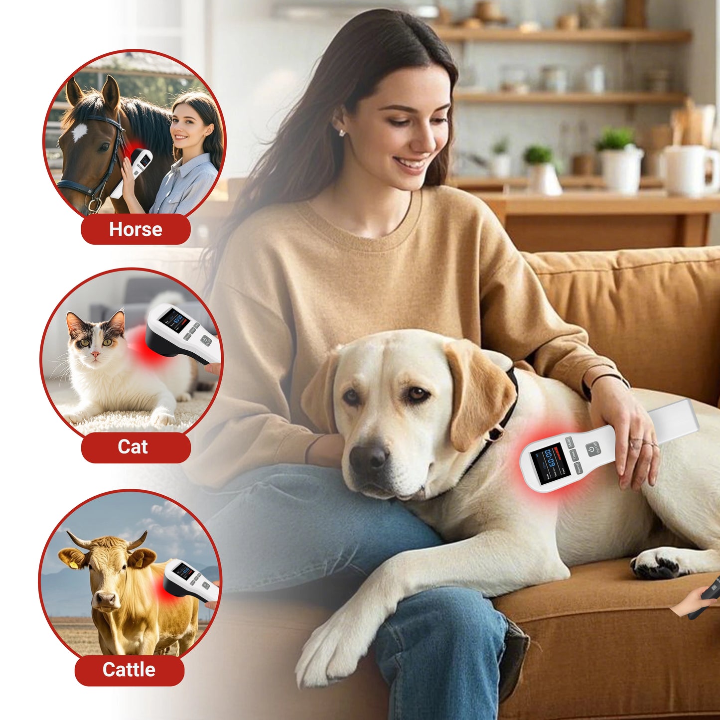ZJKC Laser Therapy Machine for Pain Relief and Recovery