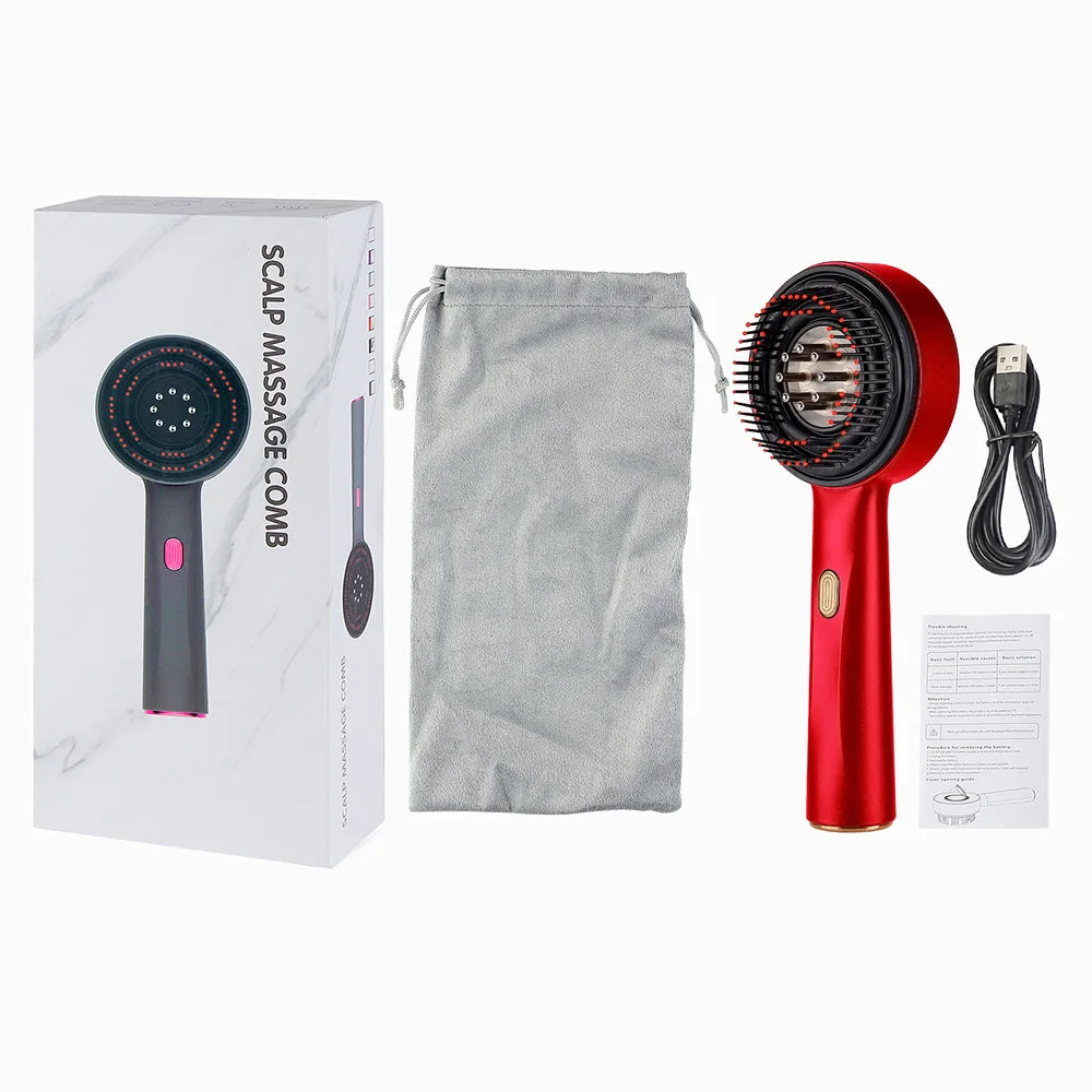 Foreverlily Electric Vibration Massage Comb For Hair Growth