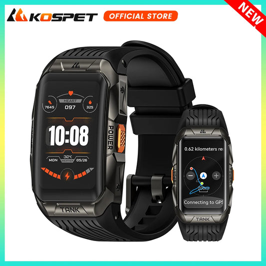 KOSPET Tank X2 Ultra GPS Smartwatch For Men Stainless Steel