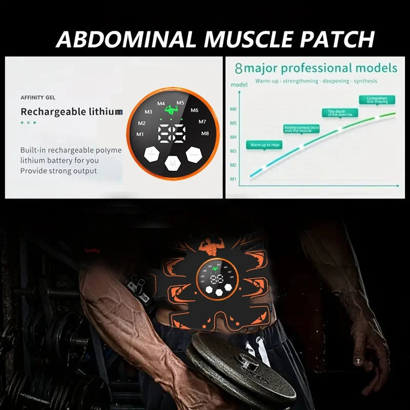 YUKU Smart Ab Stimulator EMS Fitness Massager Men And Women