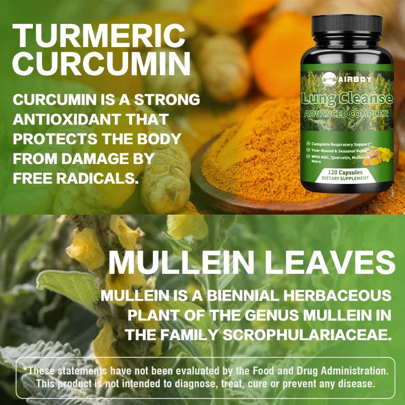 Airboy Lung Cleansing Detox Supplement for Respiratory Health Immune Support