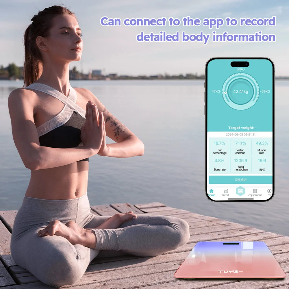 Smart Body Fat Scale For Weight Measurement And Health Inquiry