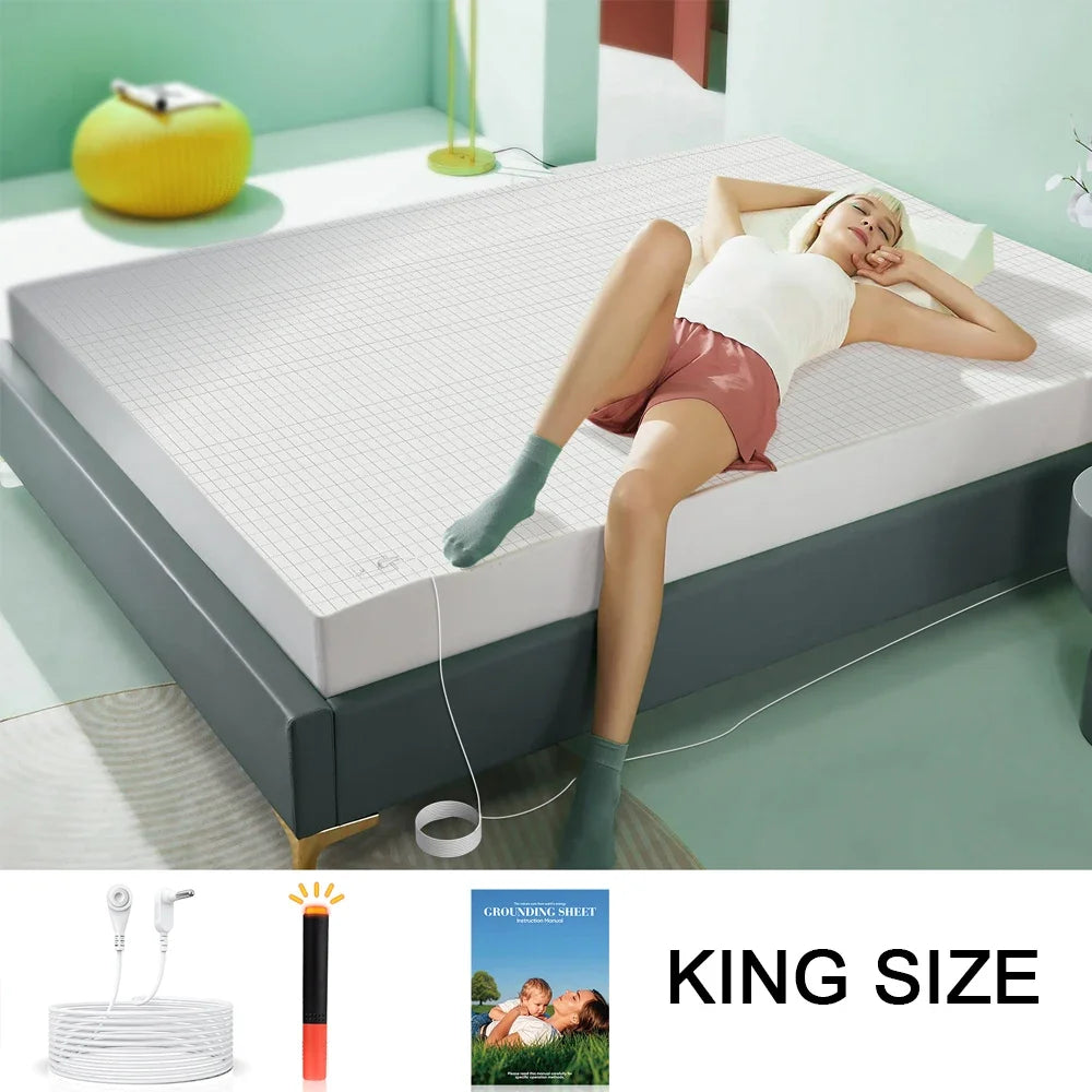 NONECN Astarexin Earthing Fitted Sheet Organic Cotton