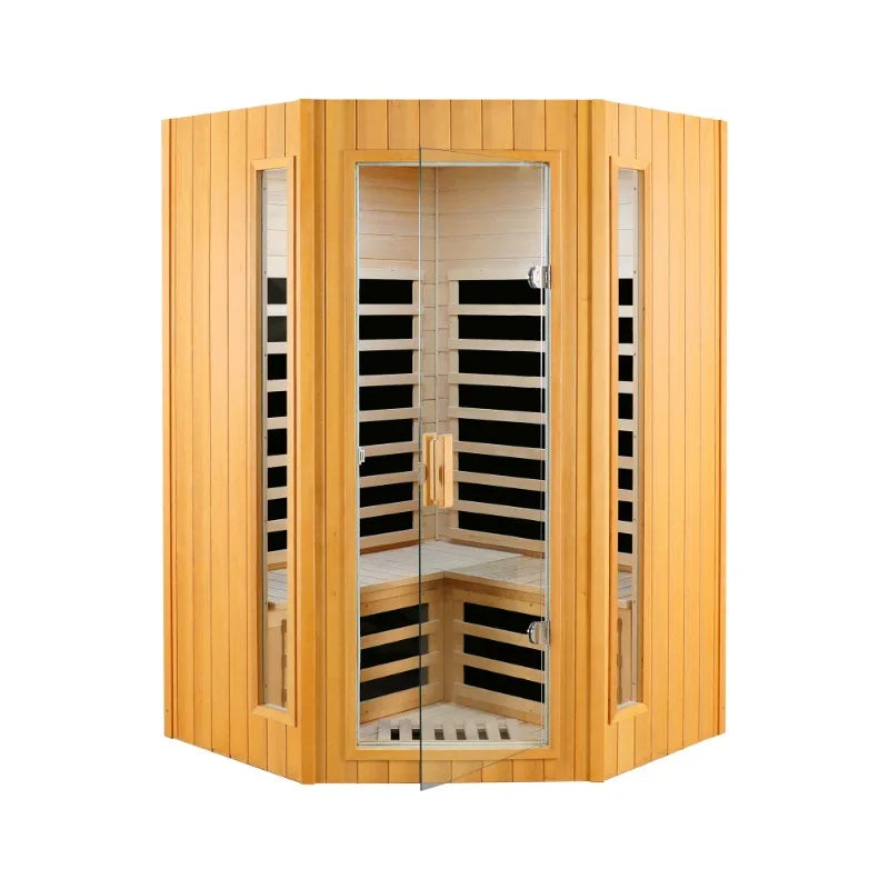 Hemlock Two Person Far Infrared Indoor Sauna With Digital Control