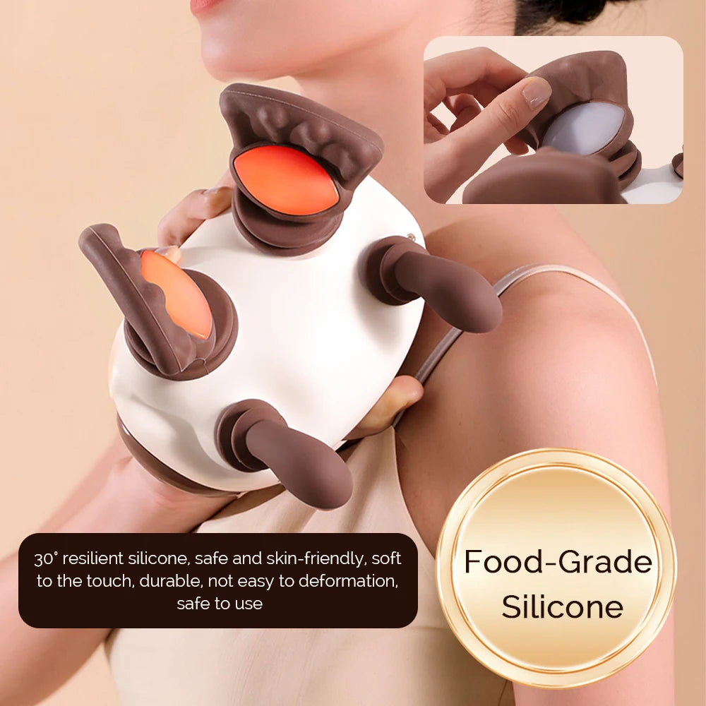 Foreverlily Bionic Neck Massager for Back and Shoulders