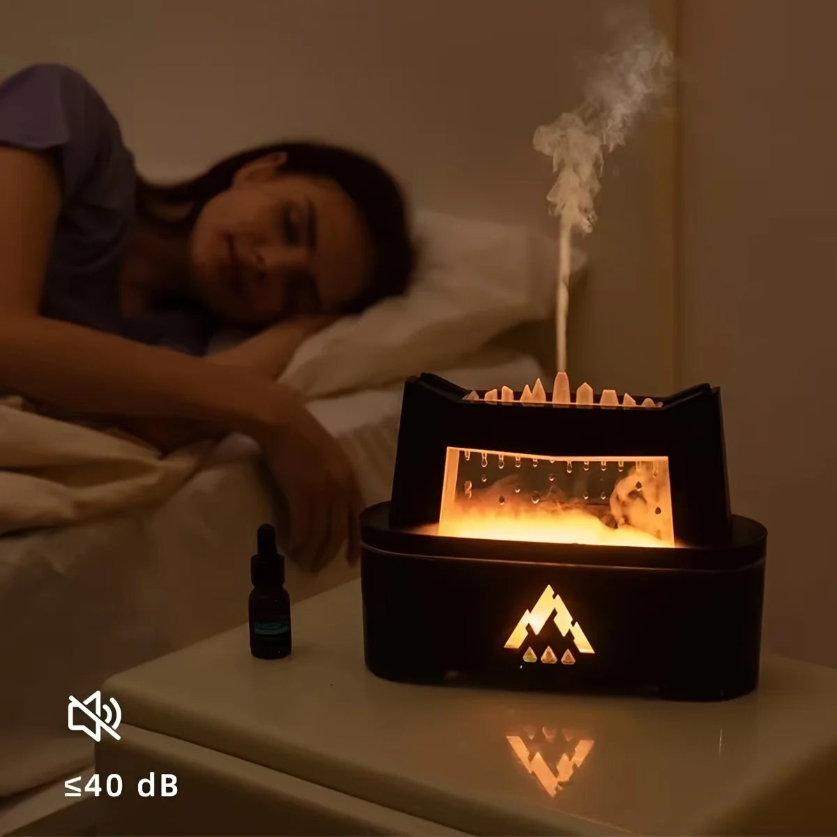 Miflame 5in1 Raindrop Essential Oil Diffuser Humidifier Aromatherapy Home Office