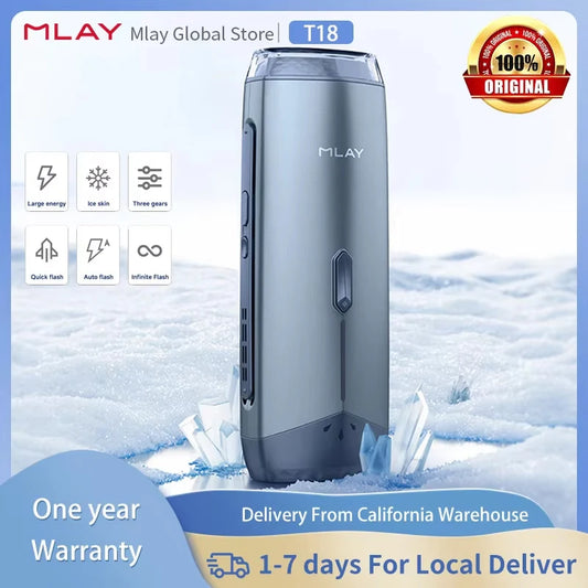 MLAY T18 Ice Cooling IPL Laser Epilator For Home Use