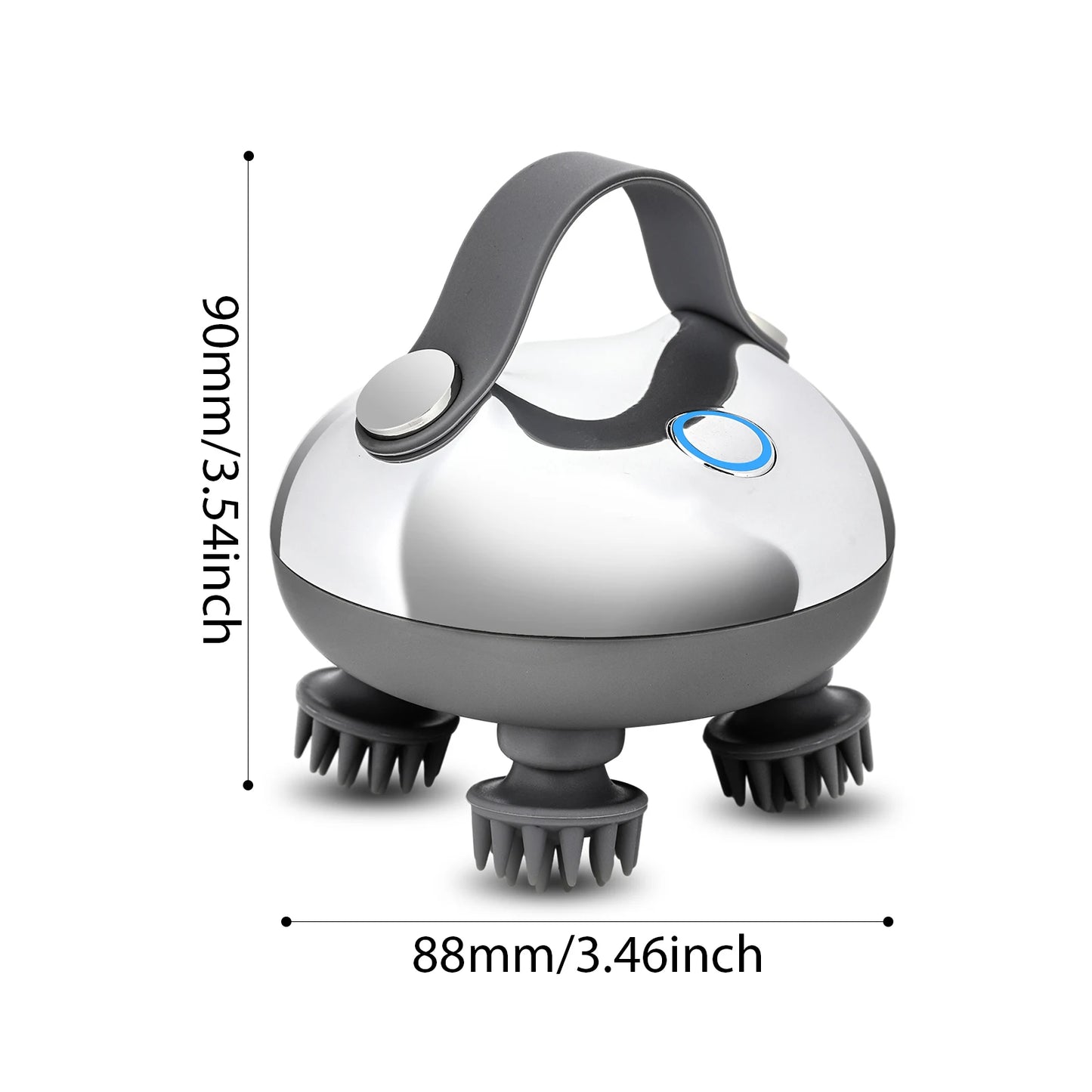 APWIKOGER Electric Scalp Massager With 8 Silicone Massage Heads