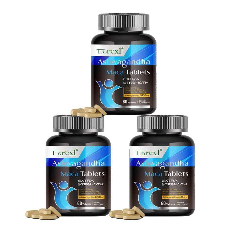 HABUMAM Organic Ashwagandha and Maca Pills for Health