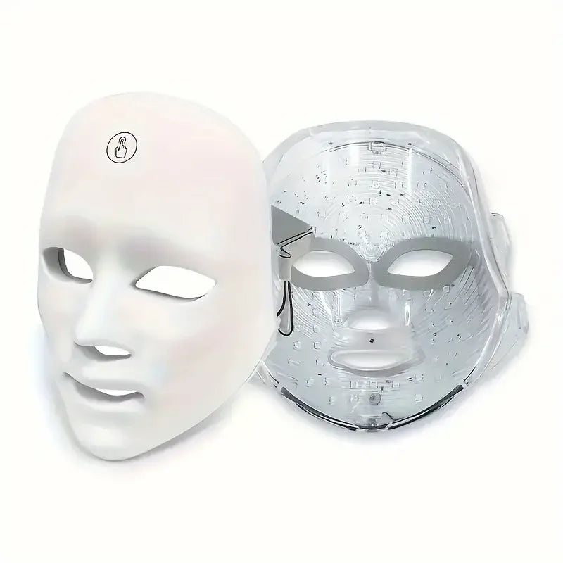 Rechargeable 7 LED Face Mask Facial Care Tool For Home
