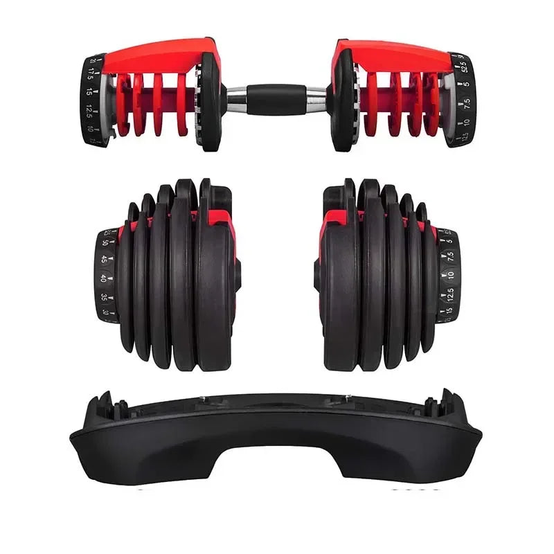 Sihao 24kg Adjustable Dumbbells Set Home Workout Equipment
