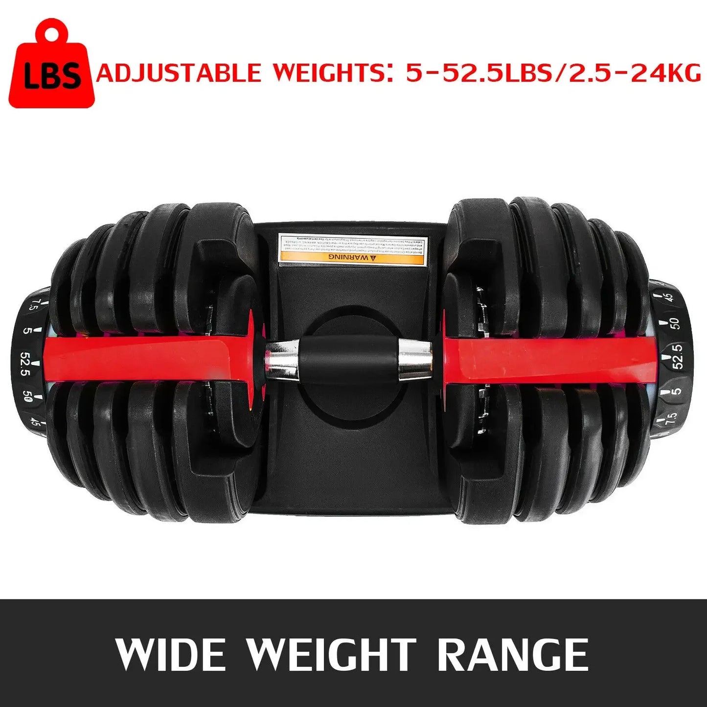Sihao 24kg Adjustable Dumbbells Set Home Workout Equipment