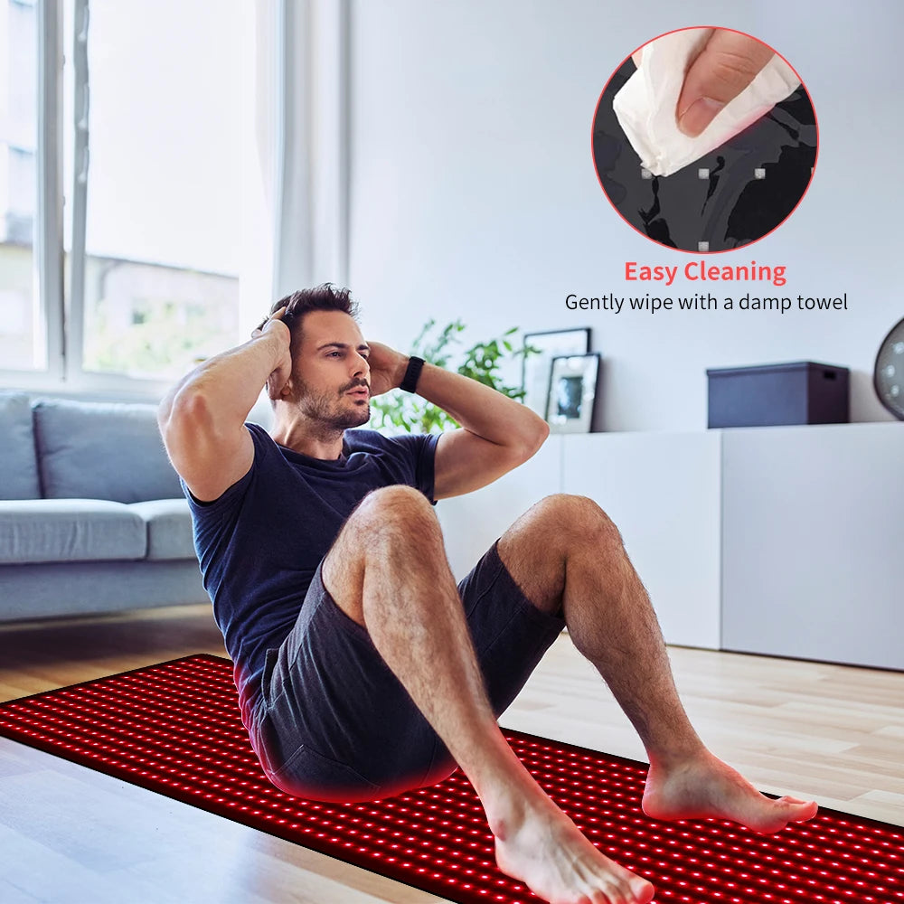 Full Body Light Therapy Mat With 660nm 850nm LED Beads