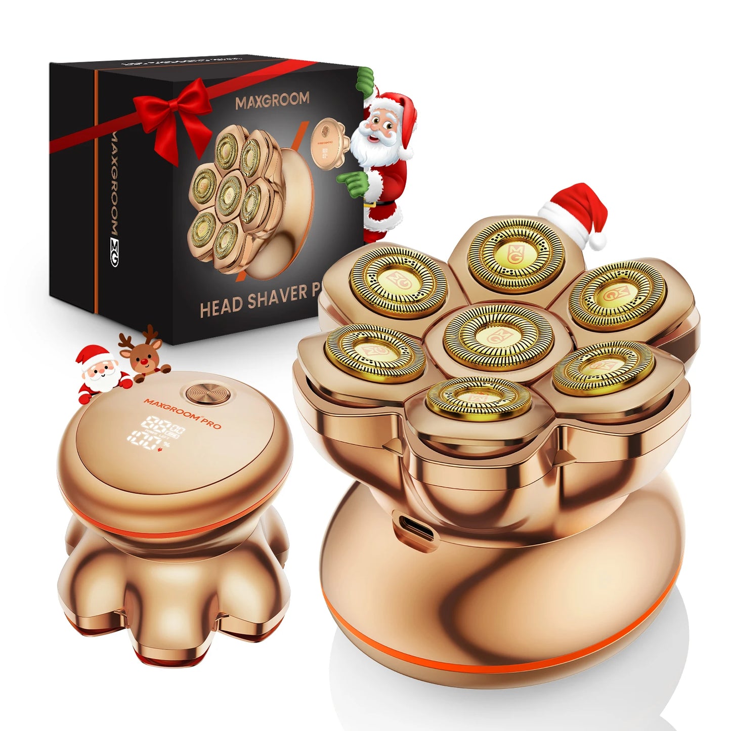 Maxgroom Head Shaver Pro IXP6 Waterproof Floating Blade USB Rechargeable