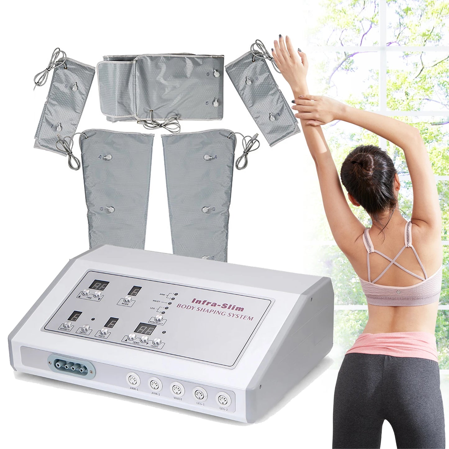 Far Infrared Heating Air Pressure Slimming Suit Pressotherapy