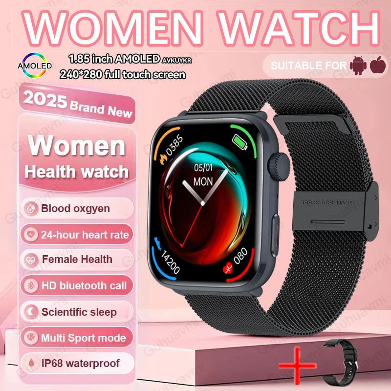 AI Smart Diagnosis Watch HRV PPG Heart Rate Monitor NFC