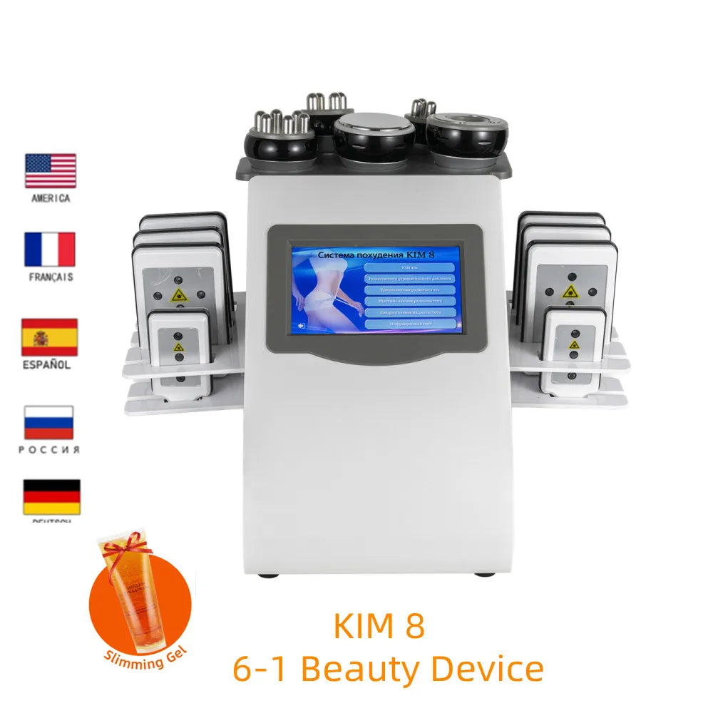 Moonic Beauty 40K Ultrasonic Cavitation 6 In 1 Body Slimming Machine
