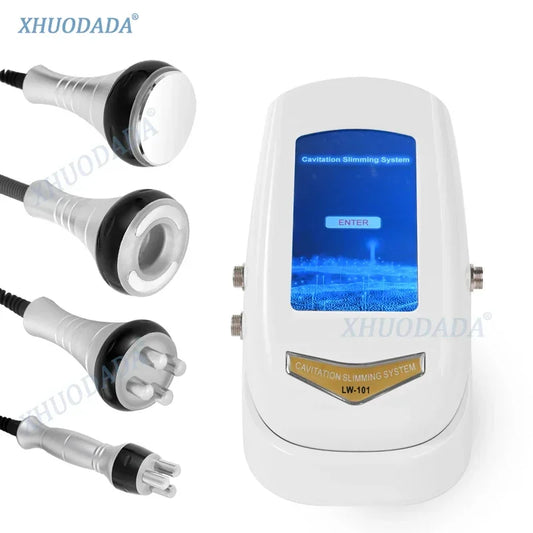 XHUODADA 4 In 1 Cavitation Machine Ultrasonic Fat Reduction