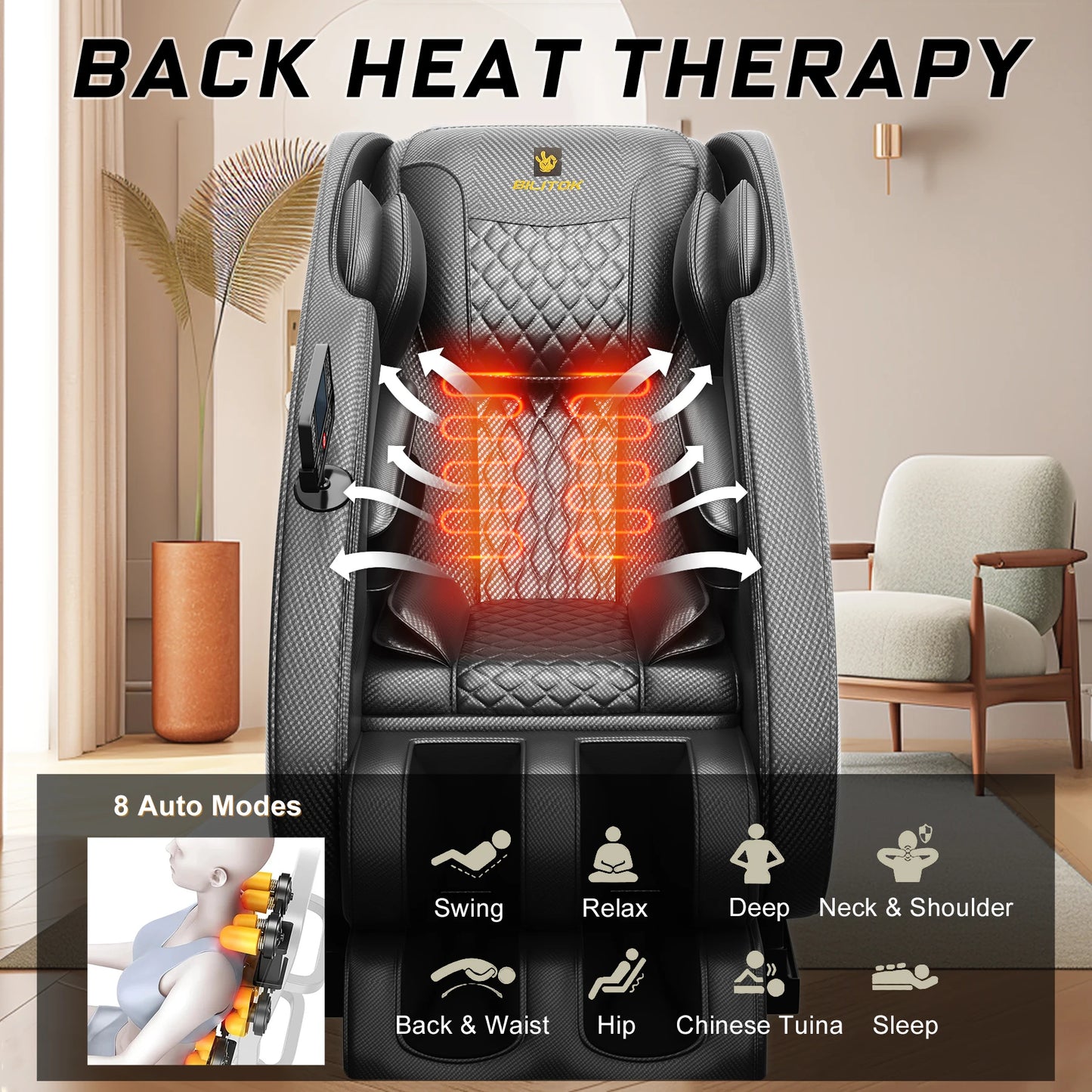 BILITOK Massage Chair Recliner With Zero Gravity Full Body