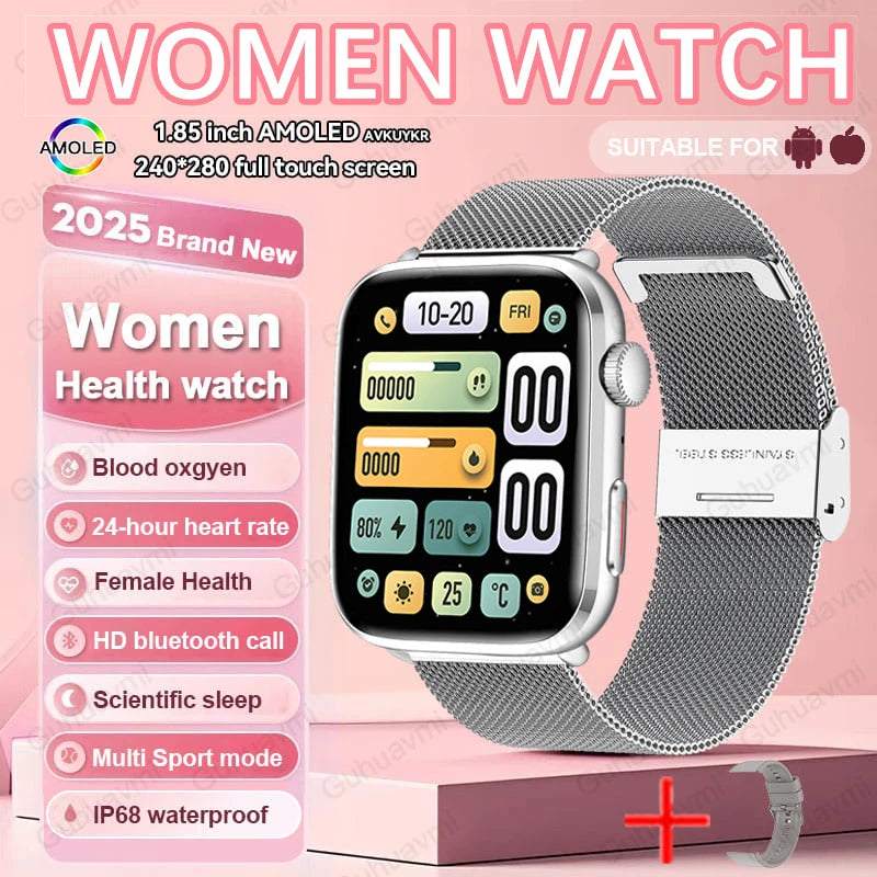 AI Smart Diagnosis Watch HRV PPG Heart Rate Monitor NFC