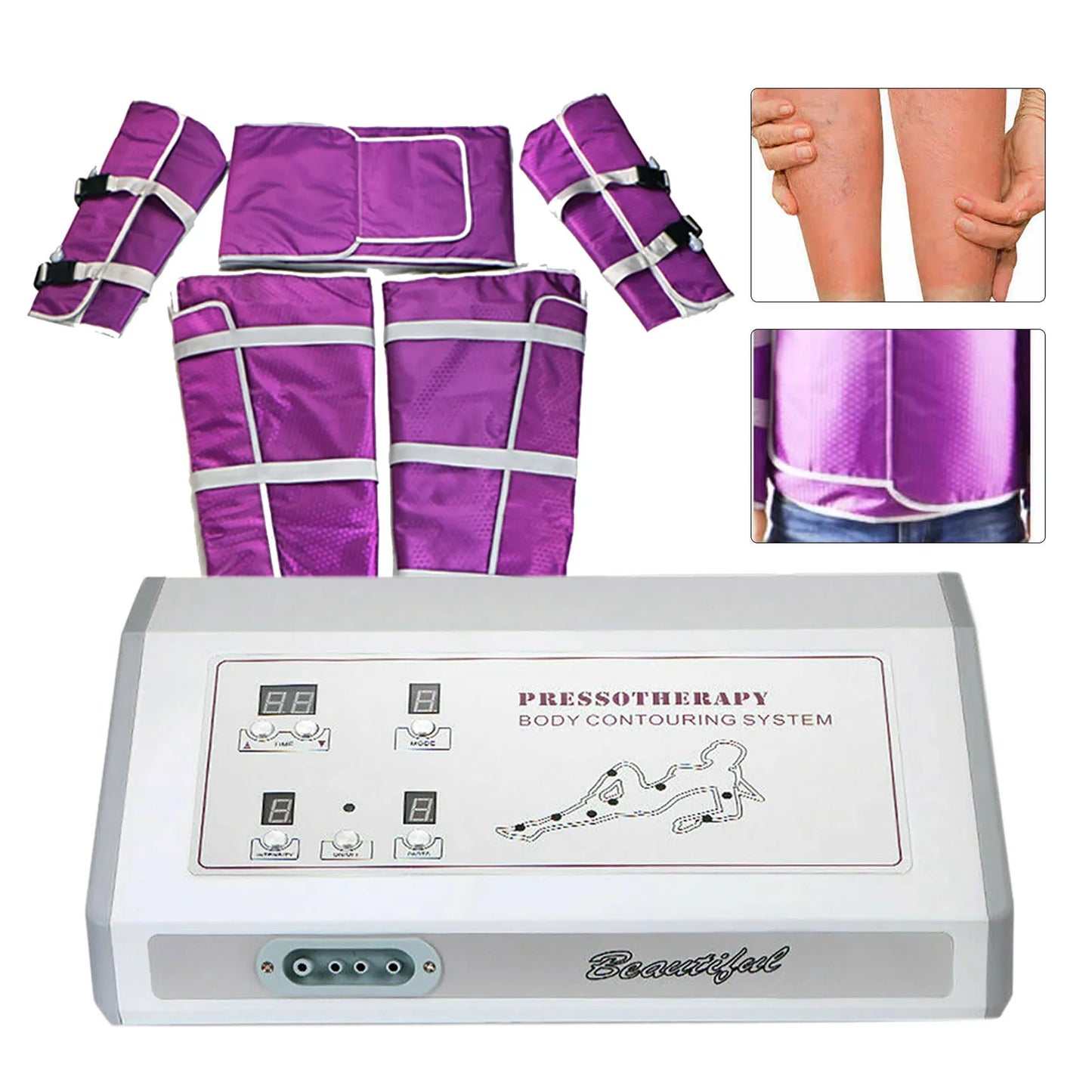 Bymaocar Pressotherapy Air Pressure Massage Suit For Full Body Detox