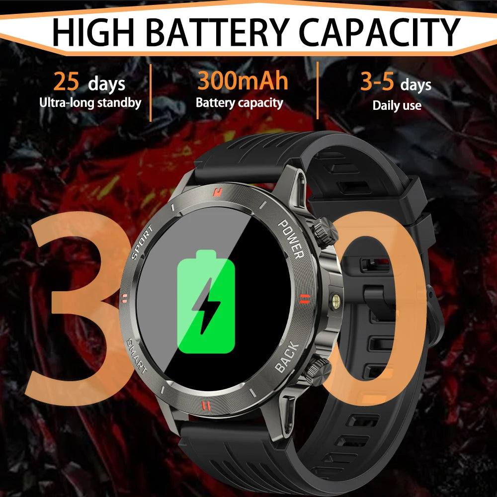 SENBON Smartwatch With Bluetooth Call Fitness Tracker Waterproof Android iOS