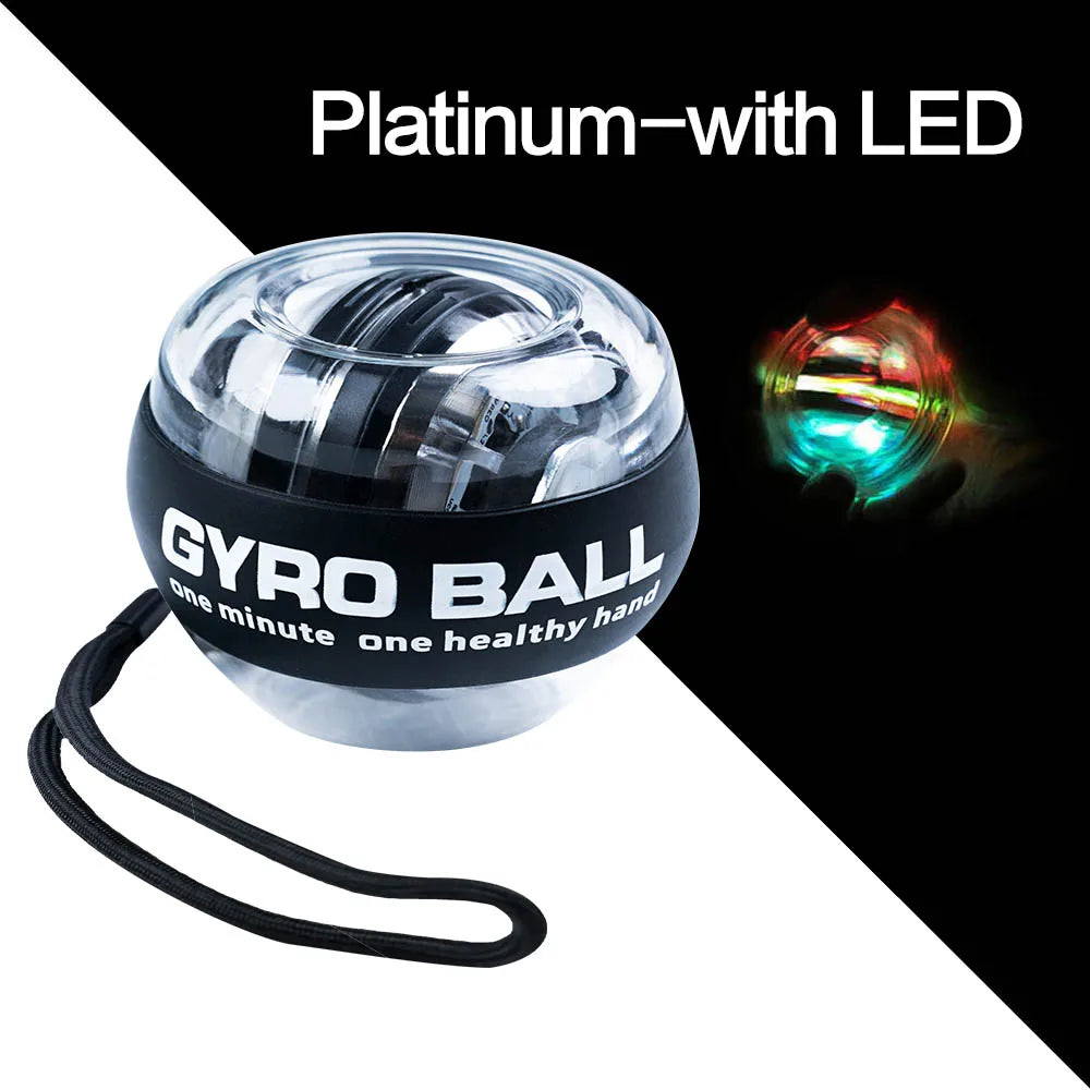 YangChen LED Gyroscopic Power Trainer Ball Wrist And Arm Fitness