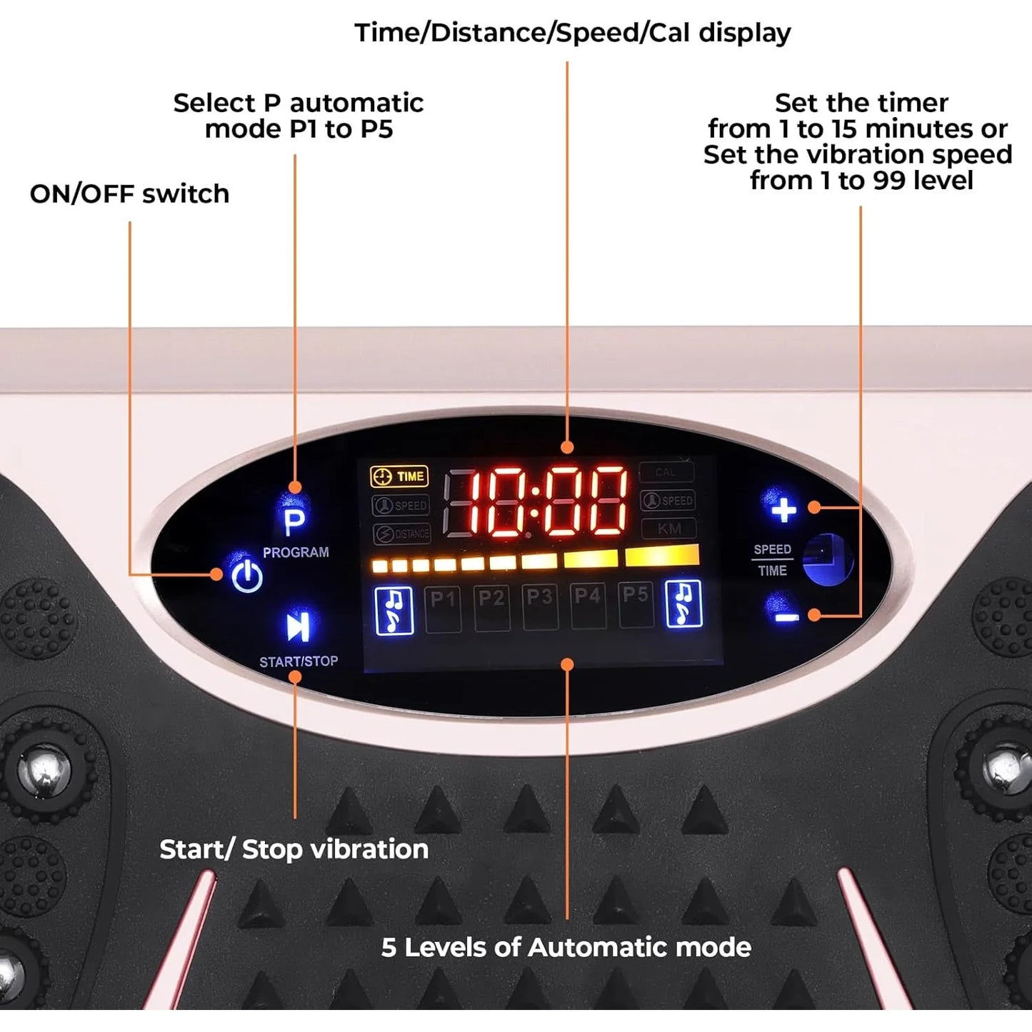 Vibration Plate Fitness Board For Home Full Body Exercise Machine