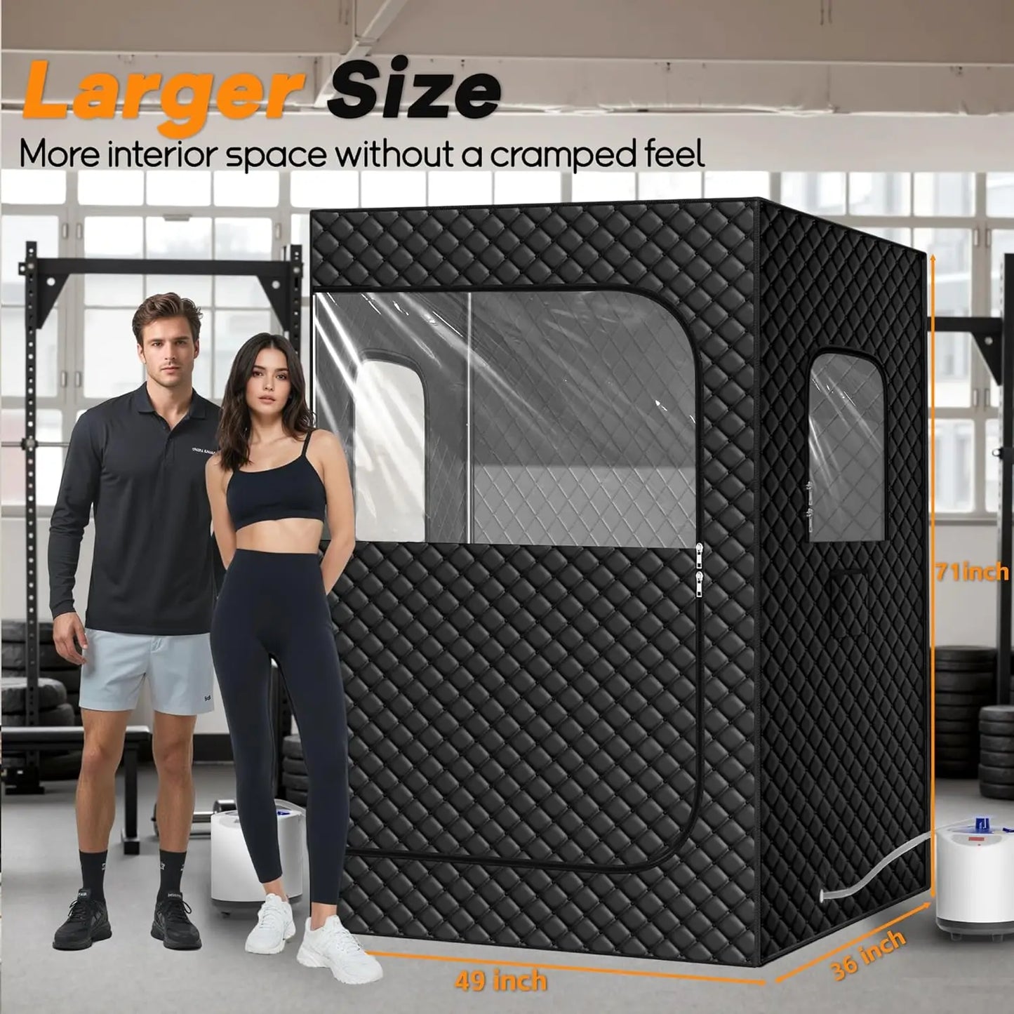 Premium Portable Steam Sauna Tent For Home Wellness And Relaxation