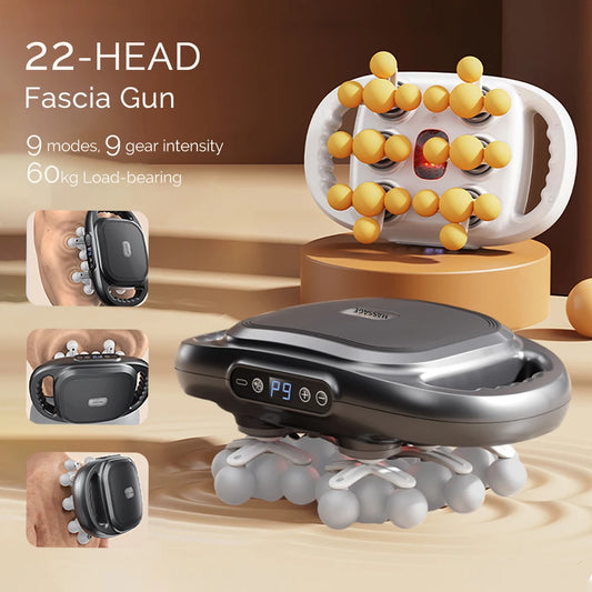 Foreverlily 22-Head Fascia Gun High Frequency Massage Device