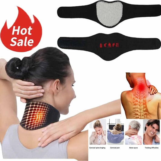 KWDEffect Tourmaline Neck Belt Self Heating Magnetic Therapy