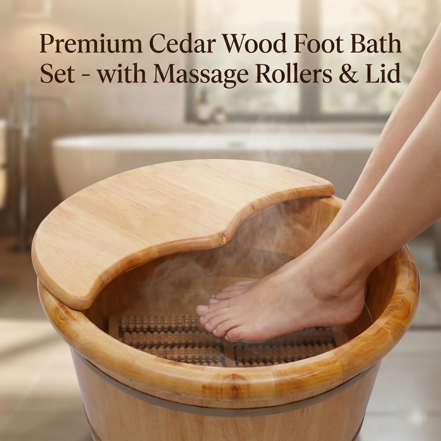 High-Con Concerned Chemical Wood Foot Bath Barrel Spa Kit