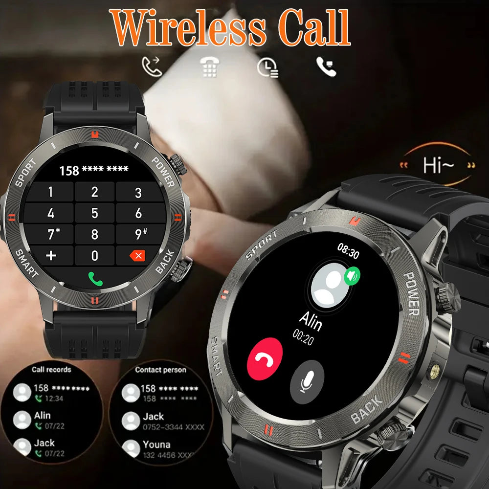 SENBON Smartwatch With Bluetooth Call Fitness Tracker Waterproof Android iOS