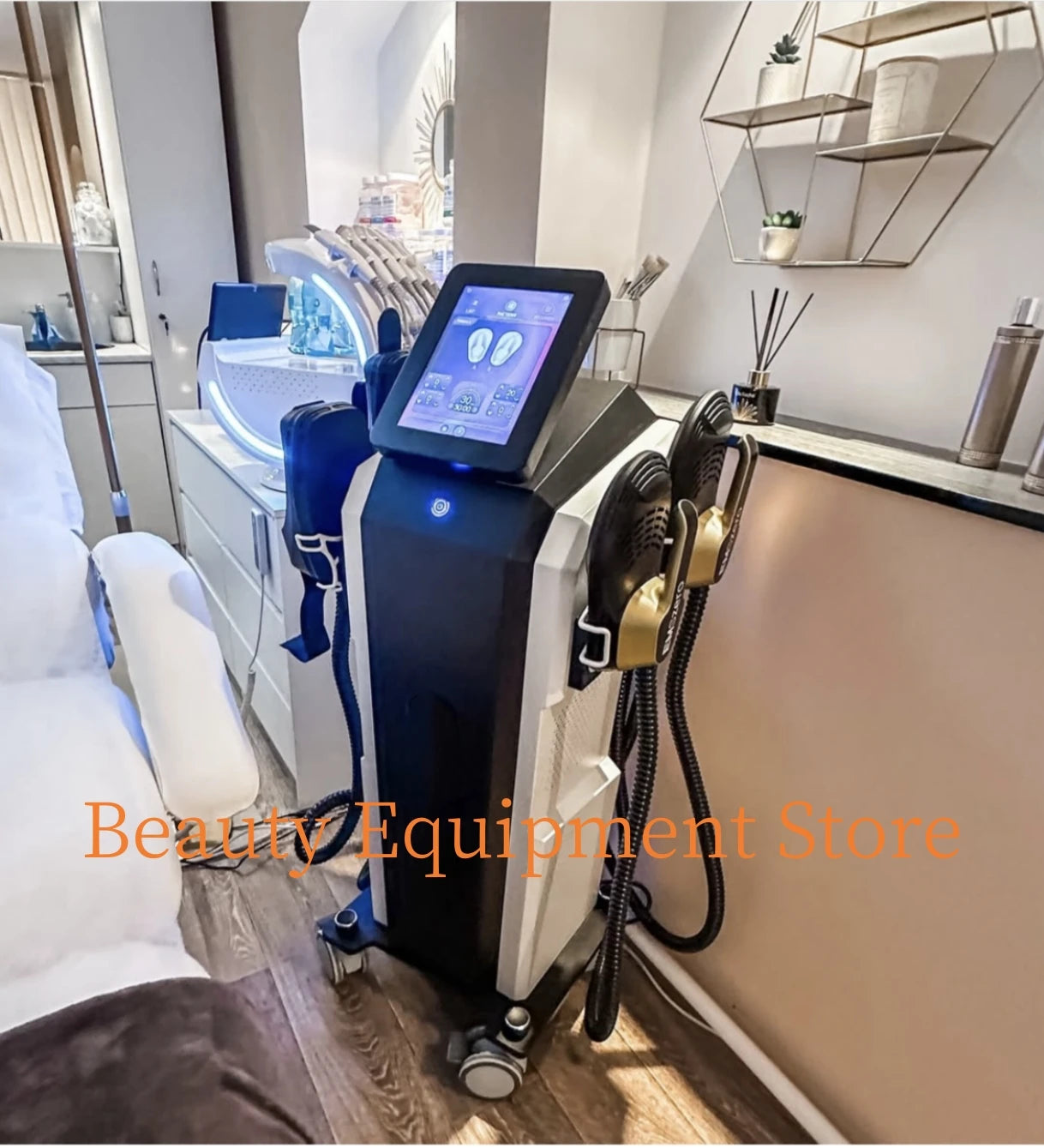 EMS Body Sculpt 6500w Body Slimming Fat Burning Muscle Sculpting Electromagnetic Muscle Stimulate Therapy Build Muscle Machine