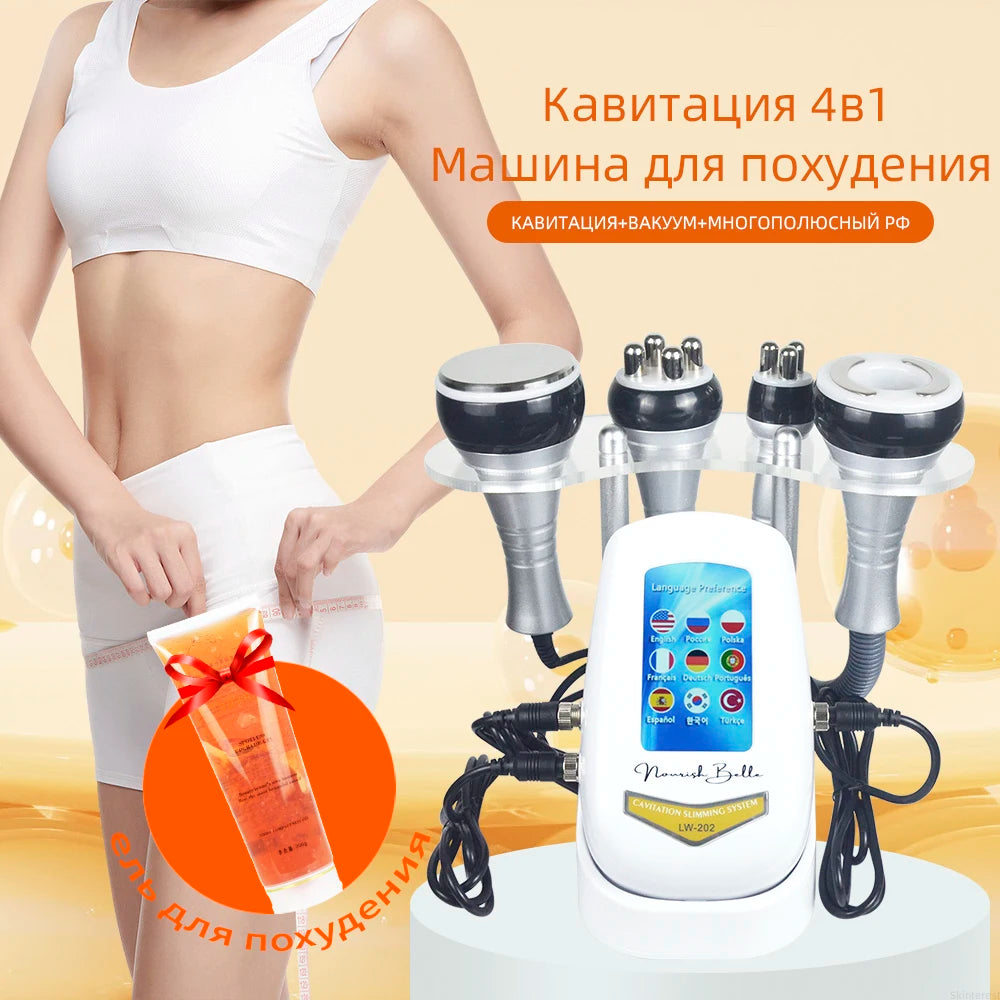 Missheart Cavitation Ultrasonic Body Slimming Machine Vacuum Suction
