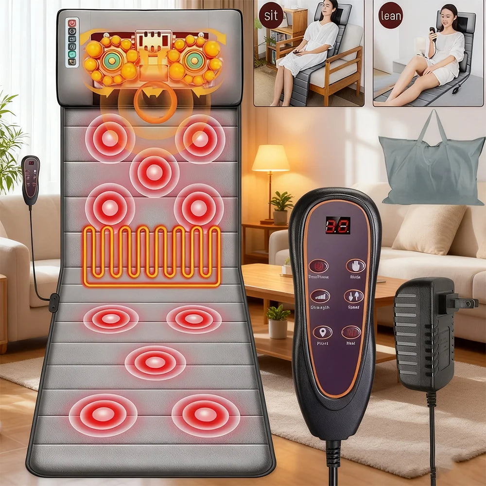 Electric Massage Mat Multifunctional Neck Back Massager With Heating
