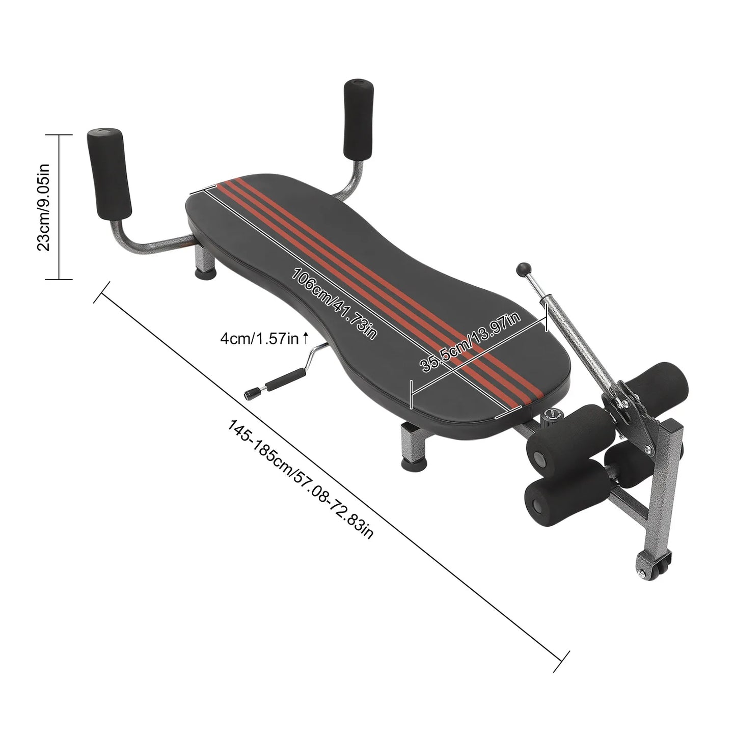 Telescopic Back Stretch Decompression Bench Inversion Table For Home Use