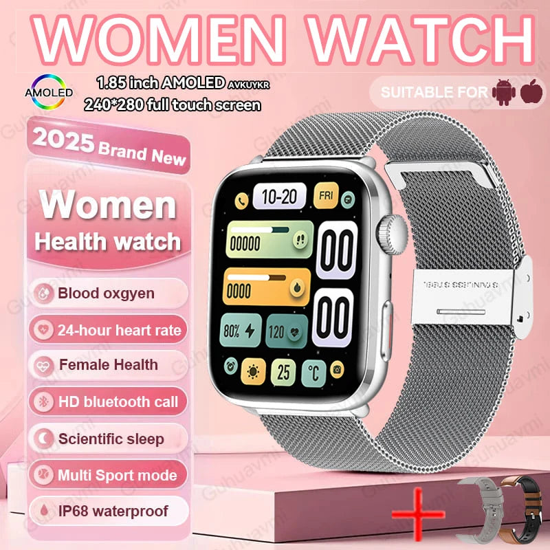 AI Smart Diagnosis Watch HRV PPG Heart Rate Monitor NFC