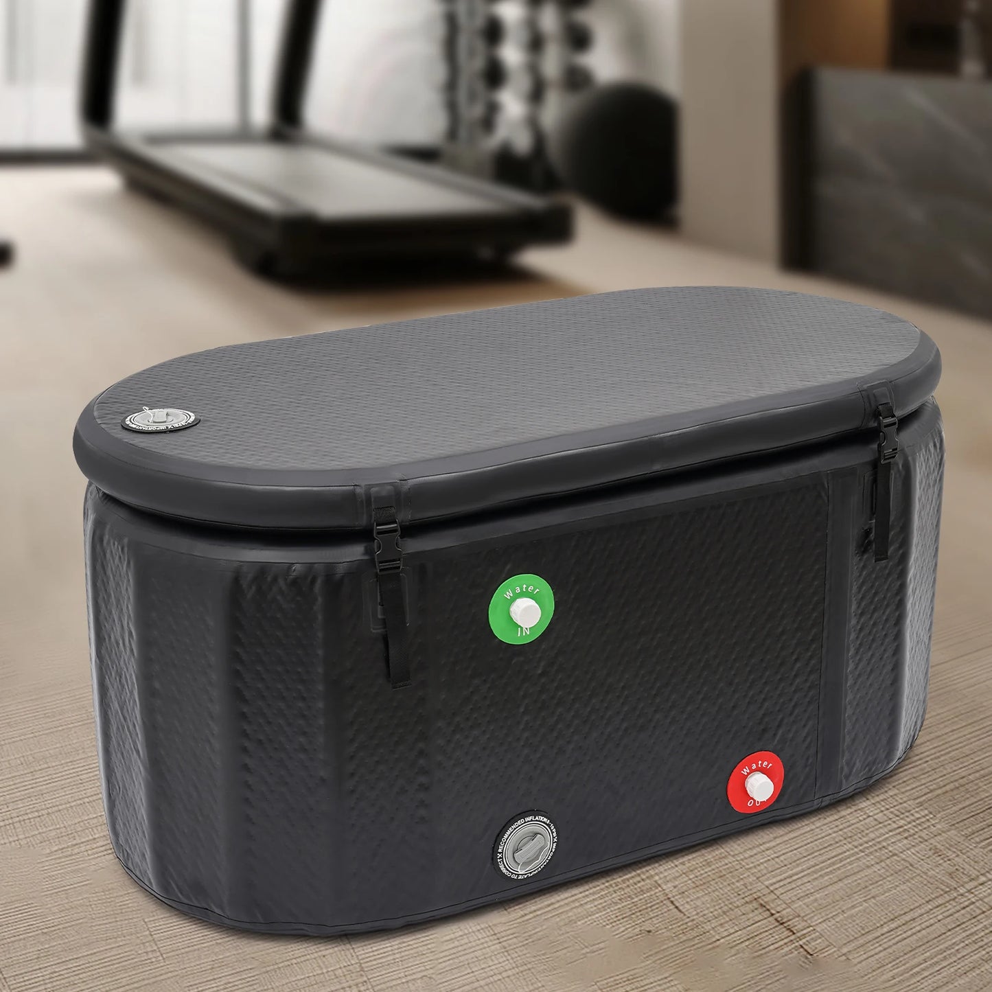 Inflatable Ice Bath Tub Athletes Recovery Cold Plunge Pump 370L